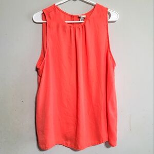 A new Day top XXL Coral Tangerine Orange Tank Top Slinky Summer Vacation Plus 2x